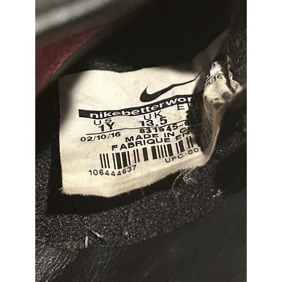 Nike JR‎ Mercurial Junior Soccer Cleats Size 1Y Black/Pink - Picture 6 of 6